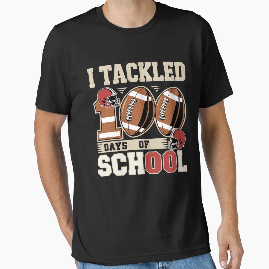 100 Days School 100Th Day School T-Shirt - Custom Art Print Men Women - T-Shirt, Sweatshirt, Hoodie