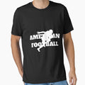 American Football Player Running T-Shirt - Streetwear Style for Adults - T-Shirt, Sweatshirt, Hoodie