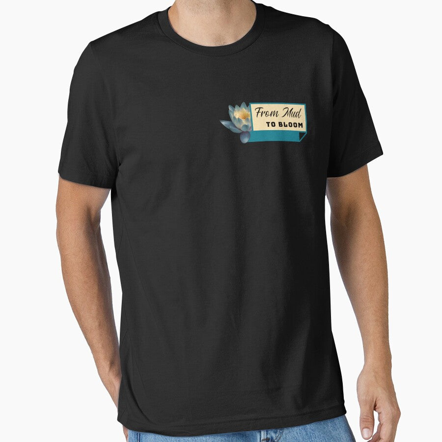 From Mud to Bloom: Lotus Yoga by LyricsWear - Adult & Kids T-Shirts, Sweatshirts & Hoodies apparel design preview 1