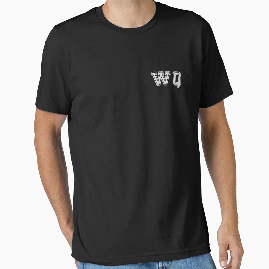 W Q Varsity Initials Varsity Letters T-Shirt - Custom Art Print Men Women - T-Shirt, Sweatshirt, Hoodie