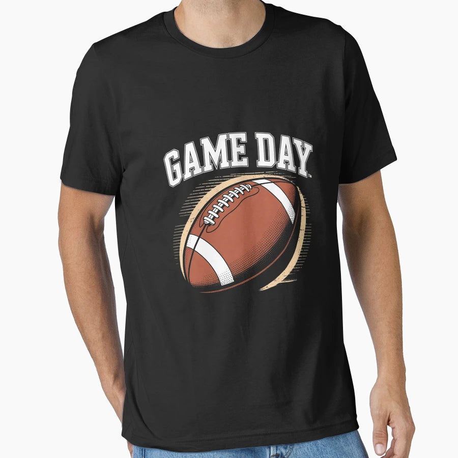 American Football Game Day Gridiron T-Shirt - Custom Art Print Men Women - T-Shirt, Sweatshirt, Hoodie