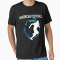 American Football Player Watercolor T-Shirt - Graphic Print Unisex - T-Shirt, Sweatshirt, Hoodie