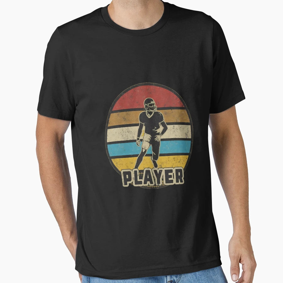 Football Player T-Shirt - Casual Everyday Wear Unisex - T-Shirt, Sweatshirt, Hoodie