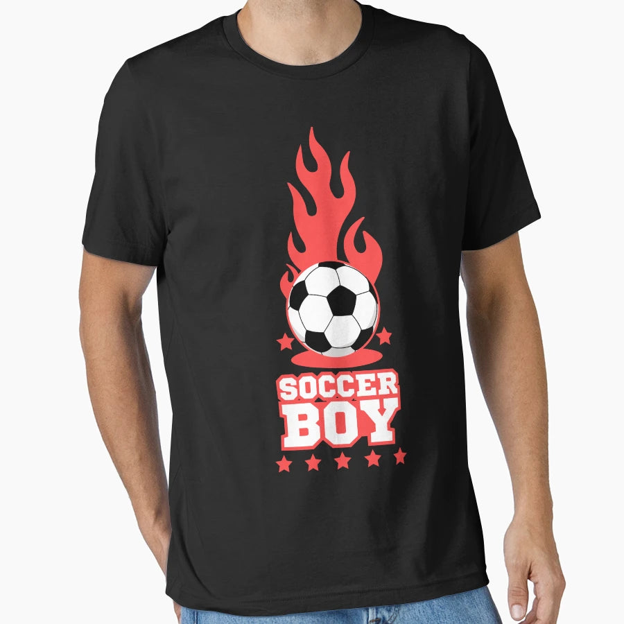 Soccer Black Soccer Players T-Shirt - Novelty Apparel Unisex - T-Shirt, Sweatshirt, Hoodie