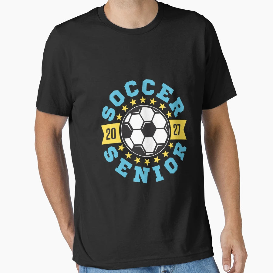 Soccer Senior 2027 Graduating Class T-Shirt - Trendy Graphic Unisex - T-Shirt, Sweatshirt, Hoodie