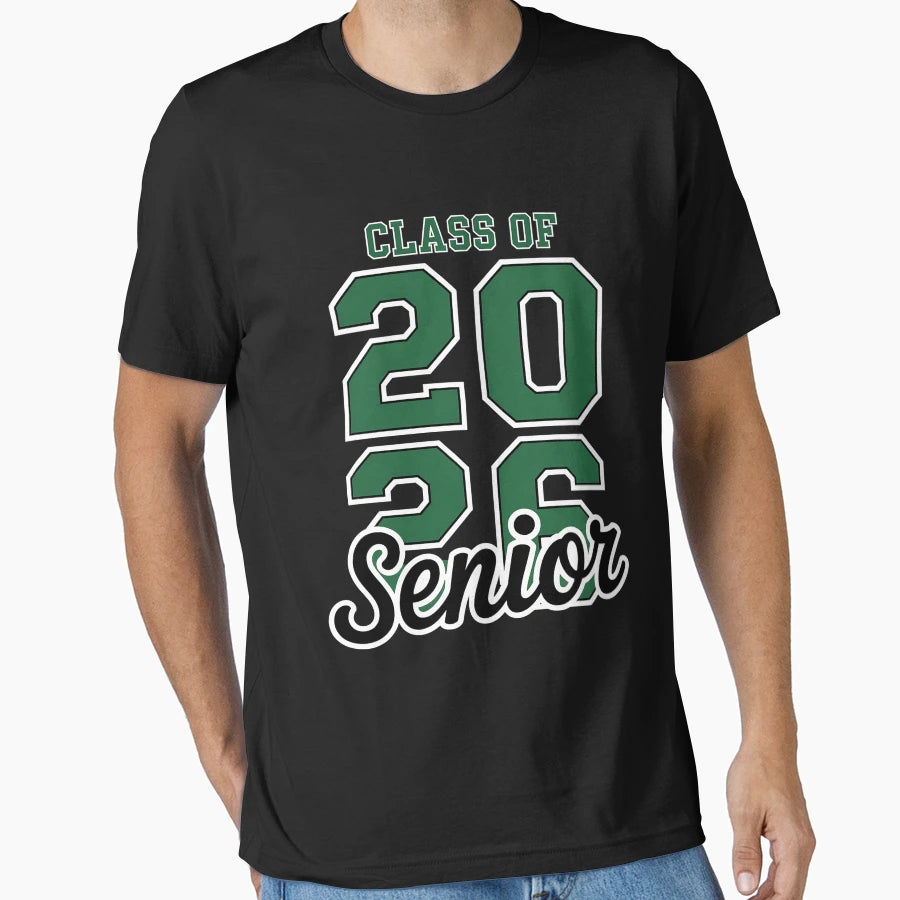 Class 2026 Senior 2026 Graduation T-Shirt - Aesthetic Graphic for Adults - T-Shirt, Sweatshirt, Hoodie