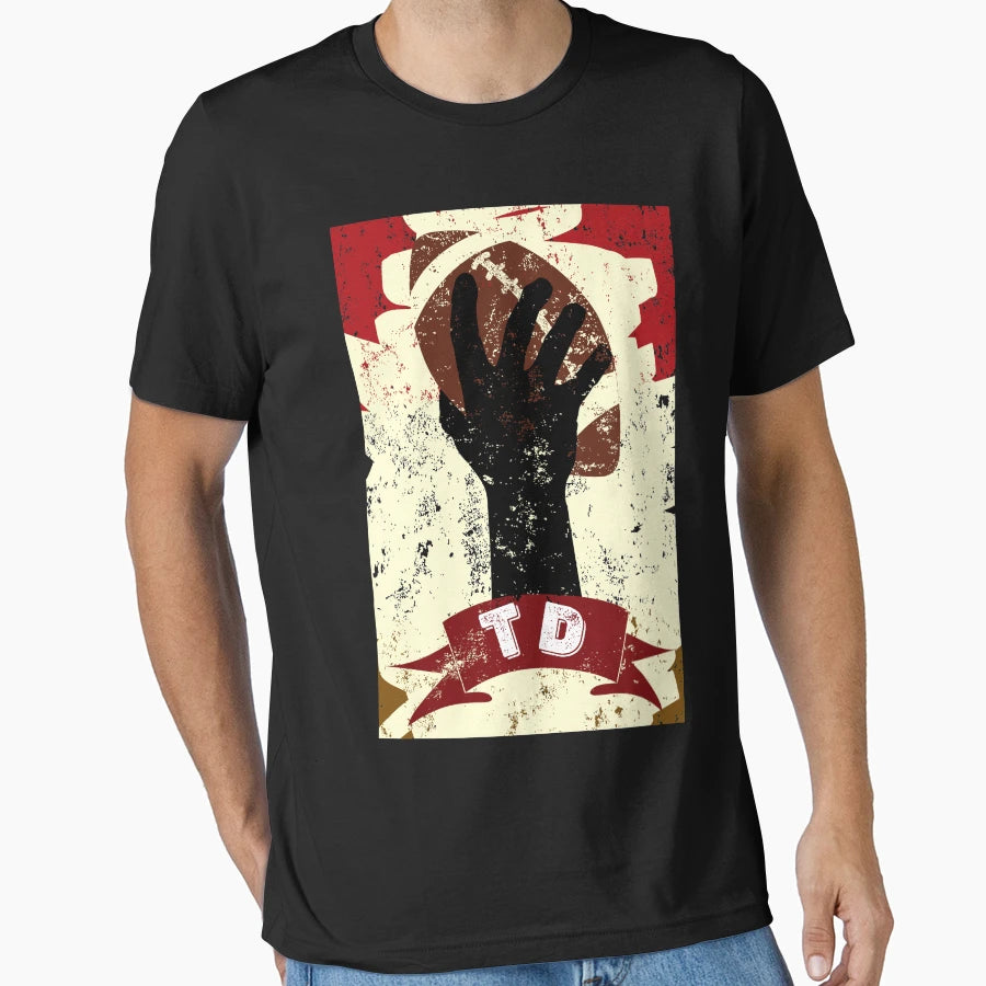 Touchdown Football T-Shirt - Trendy Graphic for Adults - T-Shirt, Sweatshirt, Hoodie