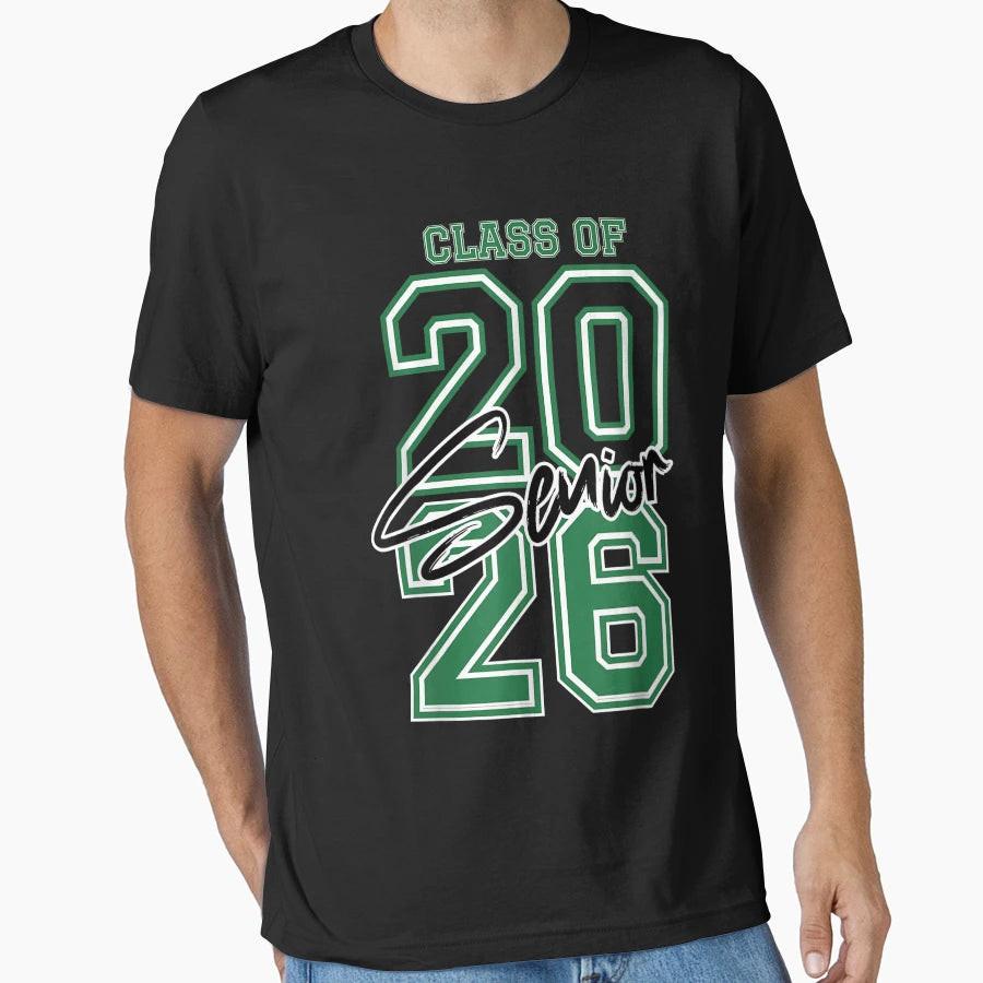 Class 2026 Senior 2026 School T-Shirt - Aesthetic Graphic Men Women - T-Shirt, Sweatshirt, Hoodie