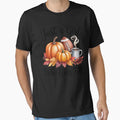 Just Who Loves Fall Coffee Halloween T-Shirt - Streetwear Style Men Women - T-Shirt, Sweatshirt, Hoodie