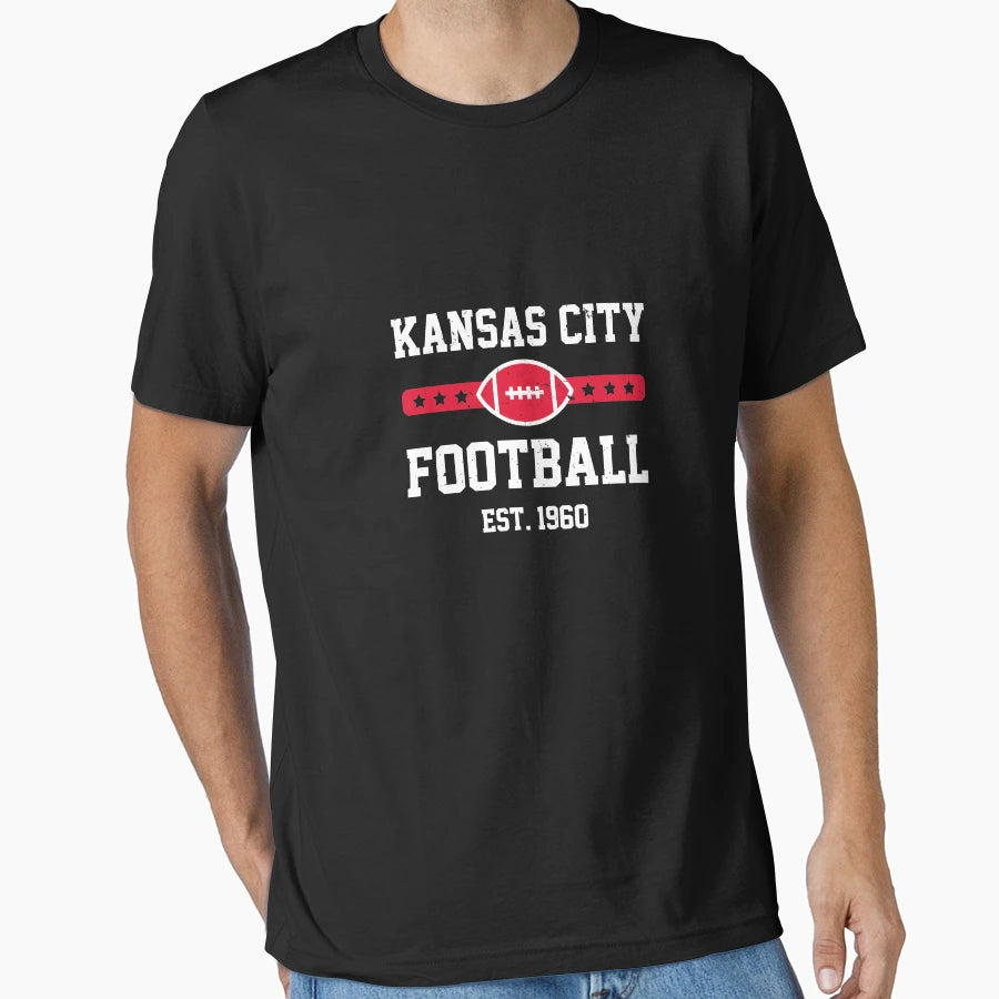 Kansas City Football American Football T-Shirt - Graphic Print Men Women - T-Shirt, Sweatshirt, Hoodie