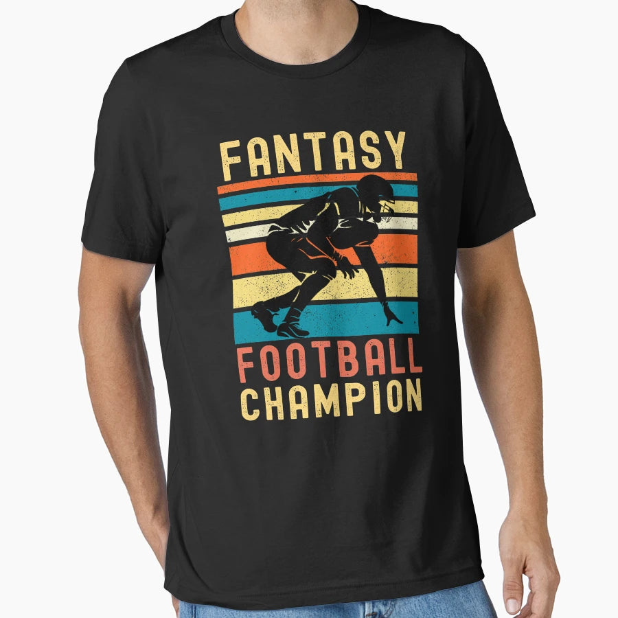 Funny Fantasy Football Champion Draft T-Shirt - Unique Graphic for Adults - T-Shirt, Sweatshirt, Hoodie