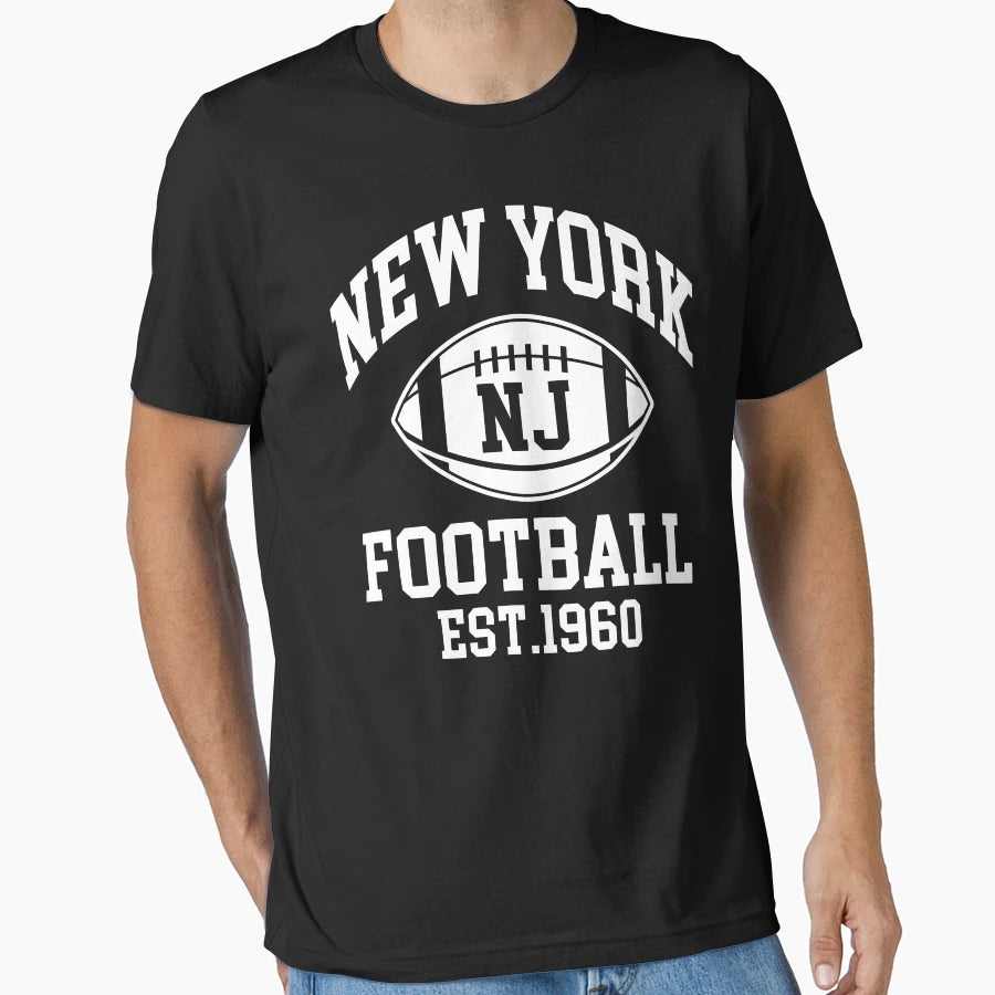 New York Football New Jersey T-Shirt - Casual Everyday Wear for Adults - T-Shirt, Sweatshirt, Hoodie