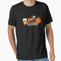 Tis Season Volleyball Pumpkin Leaf T-Shirt - Fun Novelty Design Unisex - T-Shirt, Sweatshirt, Hoodie