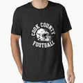 Cook County Football Throwback Football T-Shirt - Trendy Graphic Men Women - T-Shirt, Sweatshirt, Hoodie