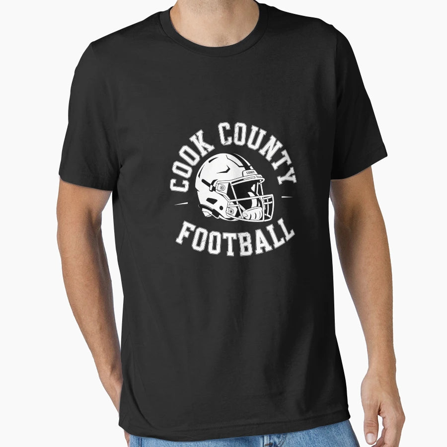 Cook County Football Throwback Football T-Shirt - Trendy Graphic Men Women - T-Shirt, Sweatshirt, Hoodie