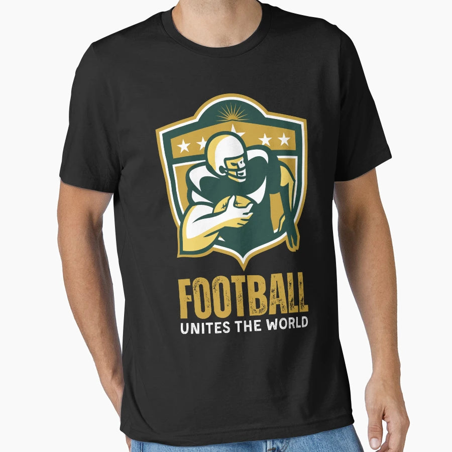 Football Unites World T-Shirt - Trendy Graphic Men Women - T-Shirt, Sweatshirt, Hoodie