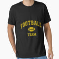 Football Team Distressed College Font T-Shirt - Novelty Apparel for Adults - T-Shirt, Sweatshirt, Hoodie