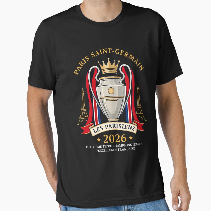 Psg Champions T-Shirt - Custom Art Print for Adults - T-Shirt, Sweatshirt, Hoodie