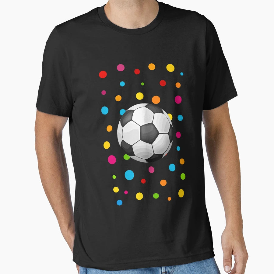 Spotty Spotted Football Dot Dotted T-Shirt - Custom Art Print Men Women - T-Shirt, Sweatshirt, Hoodie
