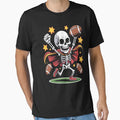 Touchdown To Eternity Skeleton Superstar T-Shirt - Streetwear Style Unisex - T-Shirt, Sweatshirt, Hoodie