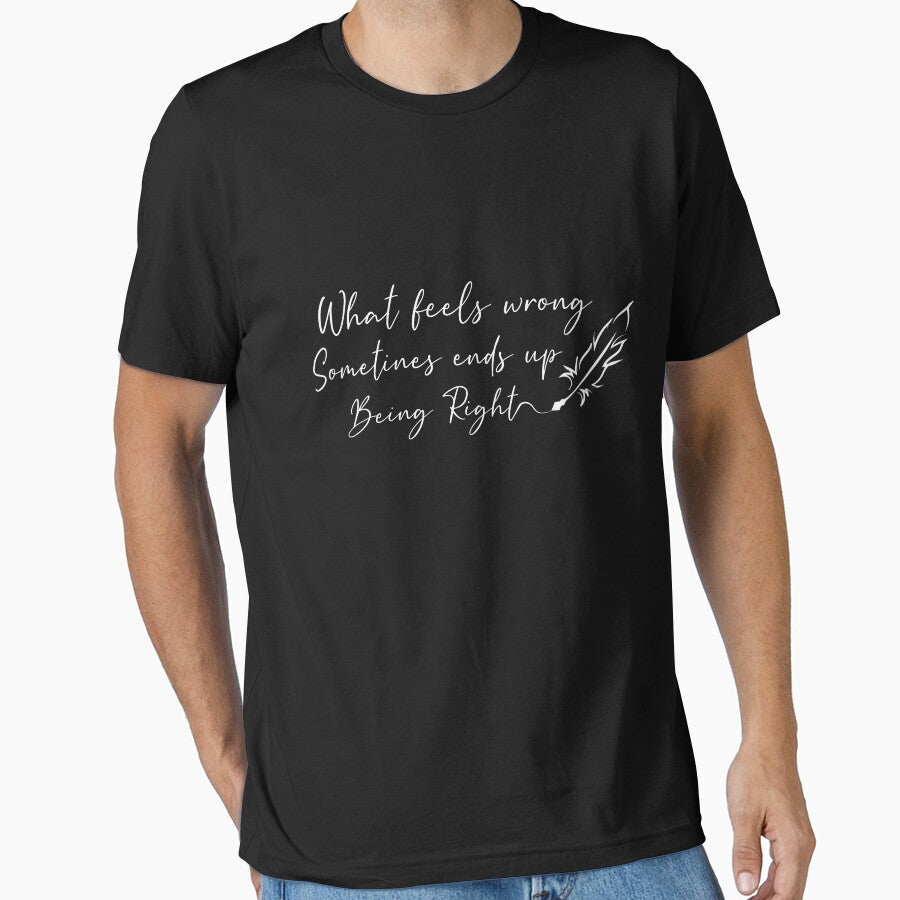 What Feels Wrong Sometimes Ends Up Being Right by RED - Adult & Kids T-Shirts, Sweatshirts & Hoodies apparel design preview 1