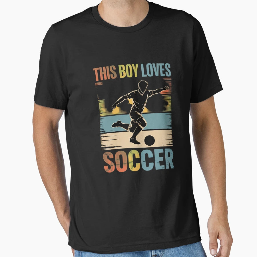 This Loves Soccer Soccer T-Shirt - Novelty Apparel Men Women - T-Shirt, Sweatshirt, Hoodie