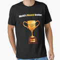 Worlds Okayest Brother T-Shirt - Fun Novelty Design for Adults - T-Shirt, Sweatshirt, Hoodie