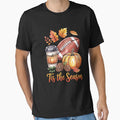 Tis Season Football Fall Season Football T-Shirt - Graphic Print Unisex - T-Shirt, Sweatshirt, Hoodie