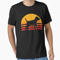 Retro Vintage Silhouette Sun Beagle by Mo-Am - Adult & Kids T-Shirts, Sweatshirts & Hoodies apparel design preview 1