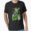 9Th Birthday Soccer 9 Year Old 9Yr T-Shirt - Novelty Apparel Men Women - T-Shirt, Sweatshirt, Hoodie