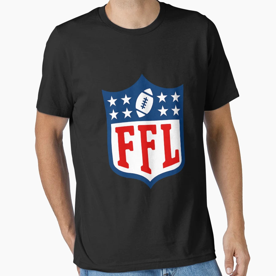 Fantasy Football Logo Ffl League Lover T-Shirt - Custom Art Print Unisex - T-Shirt, Sweatshirt, Hoodie