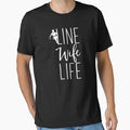 Funny Lineman Wife Gift Line Wife T-Shirt - Casual Everyday Wear Unisex - T-Shirt, Sweatshirt, Hoodie