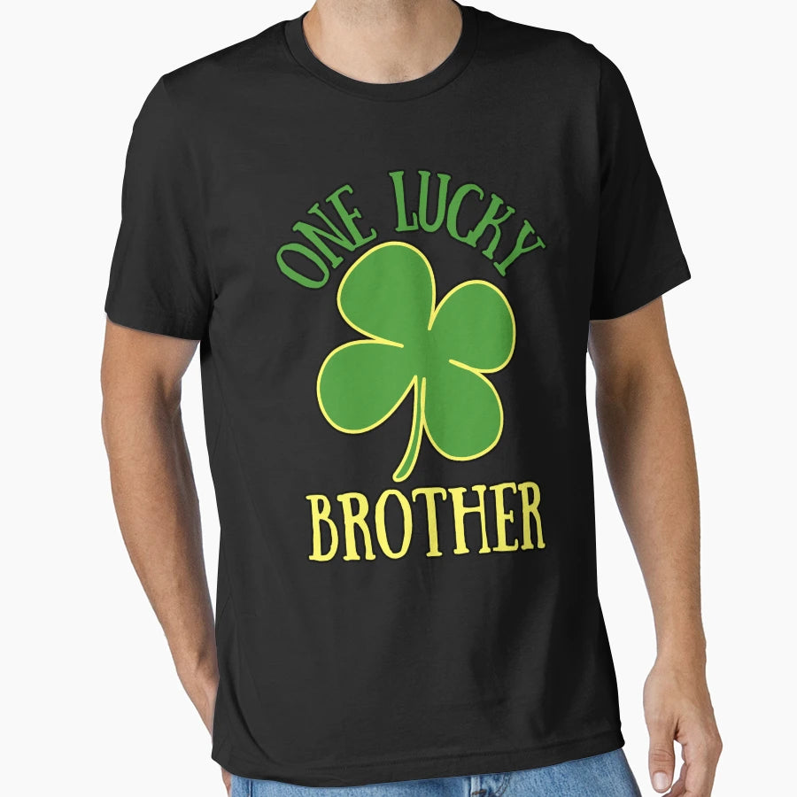 One Lucky Brother T-Shirt - Fun Novelty Design Unisex - T-Shirt, Sweatshirt, Hoodie