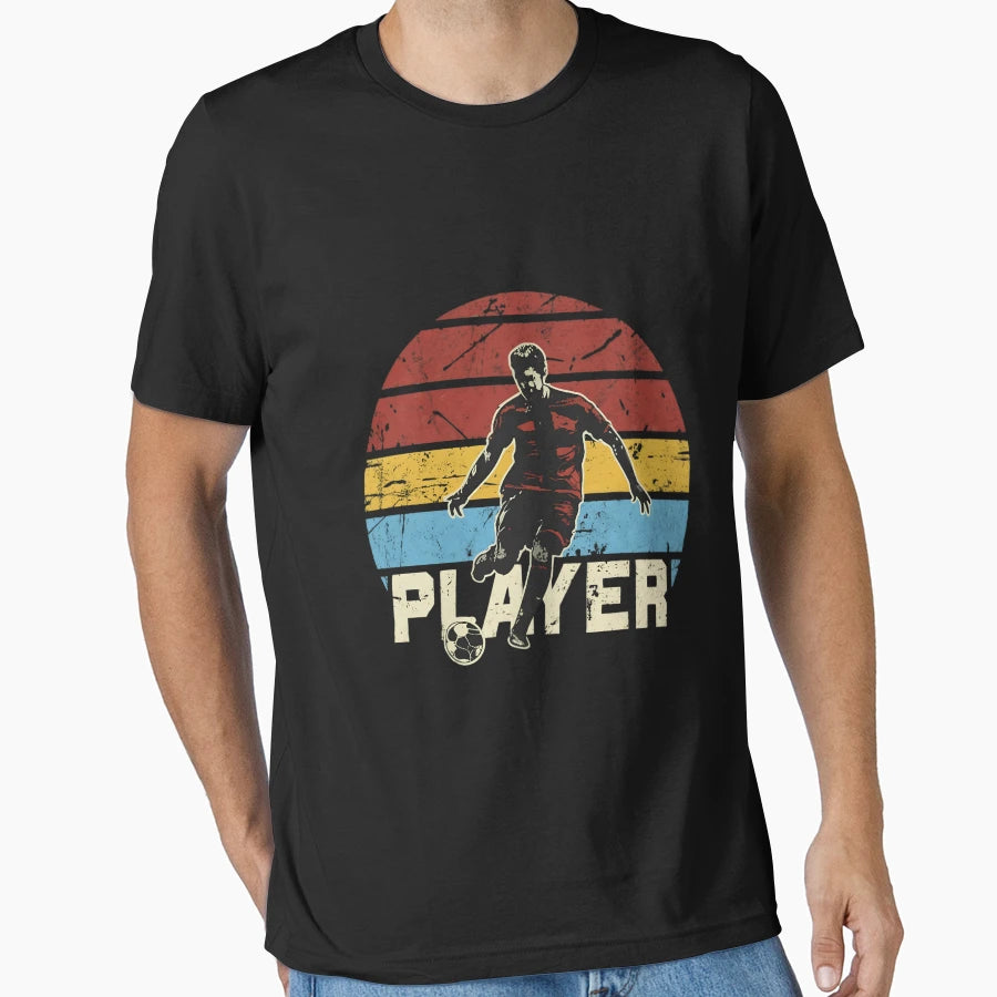 Soccer Player T-Shirt - Aesthetic Graphic Men Women - T-Shirt, Sweatshirt, Hoodie