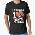 I Tackled 100 Days School 100Th Day T-Shirt - Minimalist Print Men Women - T-Shirt, Sweatshirt, Hoodie