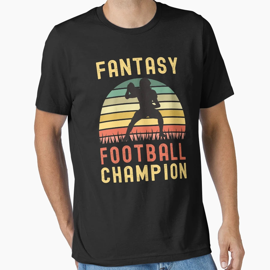 Funny Fantasy Football Champion Draft T-Shirt - Trendy Graphic for Adults - T-Shirt, Sweatshirt, Hoodie