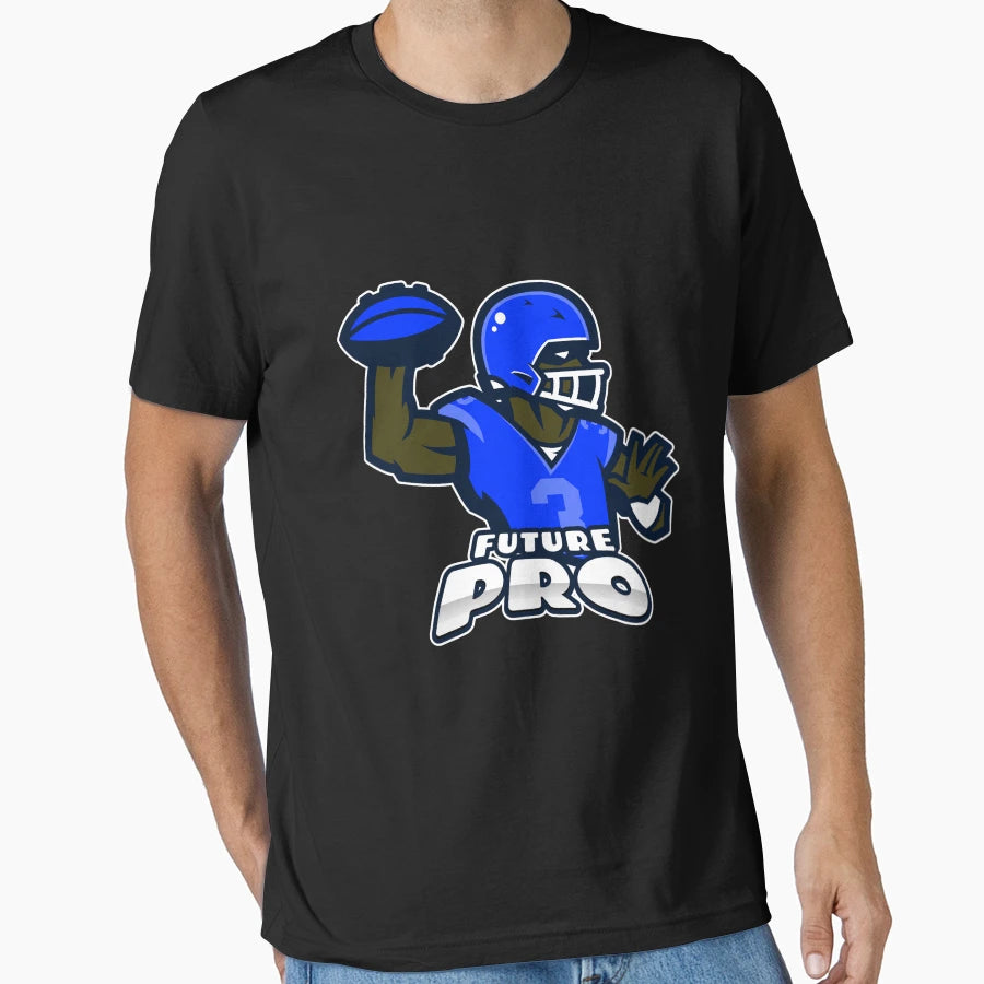 Future Pro Football Player 2 T-Shirt - Aesthetic Graphic Men Women - T-Shirt, Sweatshirt, Hoodie