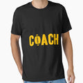 American Football Coach Jersey Gift T-Shirt - Trendy Graphic for Adults - T-Shirt, Sweatshirt, Hoodie