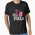 My Heart Is That Field Football Game Day T-Shirt - Unique Graphic Unisex - T-Shirt, Sweatshirt, Hoodie