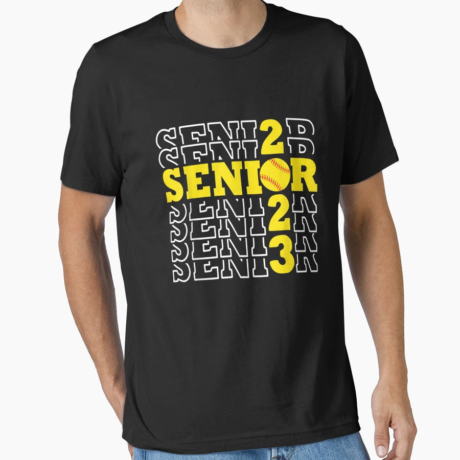 Class 2023 Softball Senior Seniors T-Shirt - Streetwear Style Men Women - T-Shirt, Sweatshirt, Hoodie