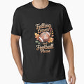 Falling Leaves And Football Please T-Shirt - Aesthetic Graphic Men Women - T-Shirt, Sweatshirt, Hoodie