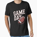 Game Day Football Watching Tailgate T-Shirt - Minimalist Print for Adults - T-Shirt, Sweatshirt, Hoodie
