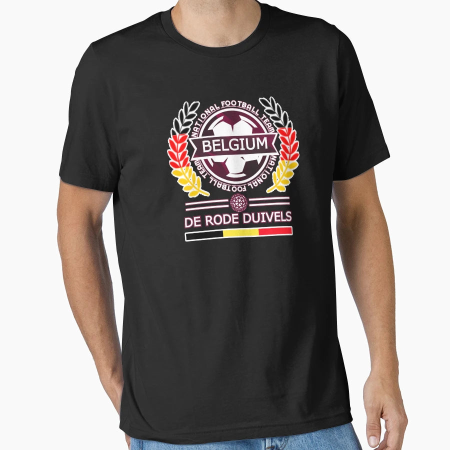 Belgium New Football Supporters And T-Shirt - Fun Novelty Design Men Women - T-Shirt, Sweatshirt, Hoodie