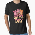 Football Game Day Coquette Bow T-Shirt - Unique Graphic for Adults - T-Shirt, Sweatshirt, Hoodie
