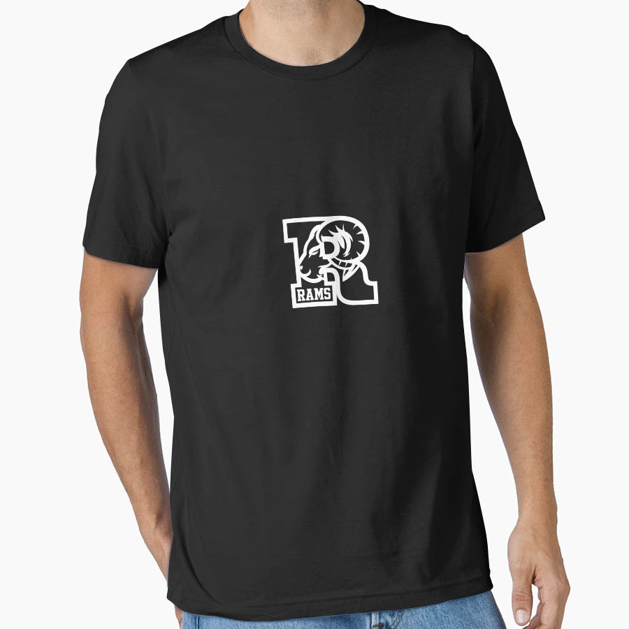White Ram Head T-Shirt - Custom Art Print Unisex - T-Shirt, Sweatshirt, Hoodie