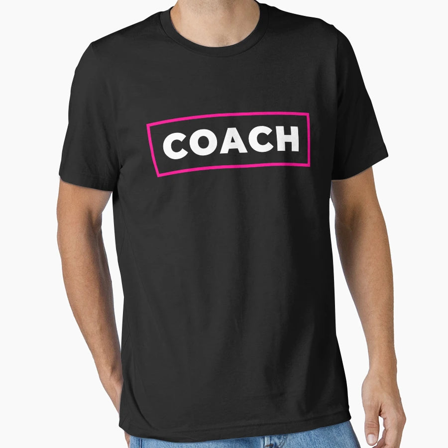 Coach Red Frame T-Shirt - Custom Art Print Unisex - T-Shirt, Sweatshirt, Hoodie