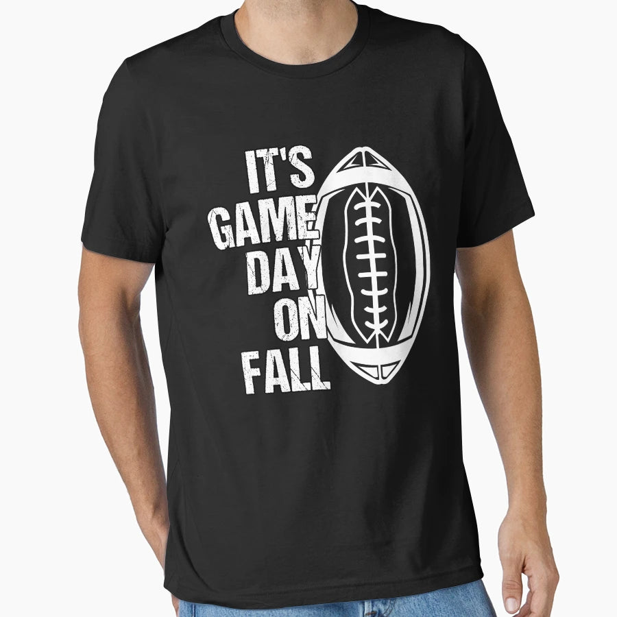Fall Season Game Day American Football T-Shirt - Graphic Print Men Women - T-Shirt, Sweatshirt, Hoodie