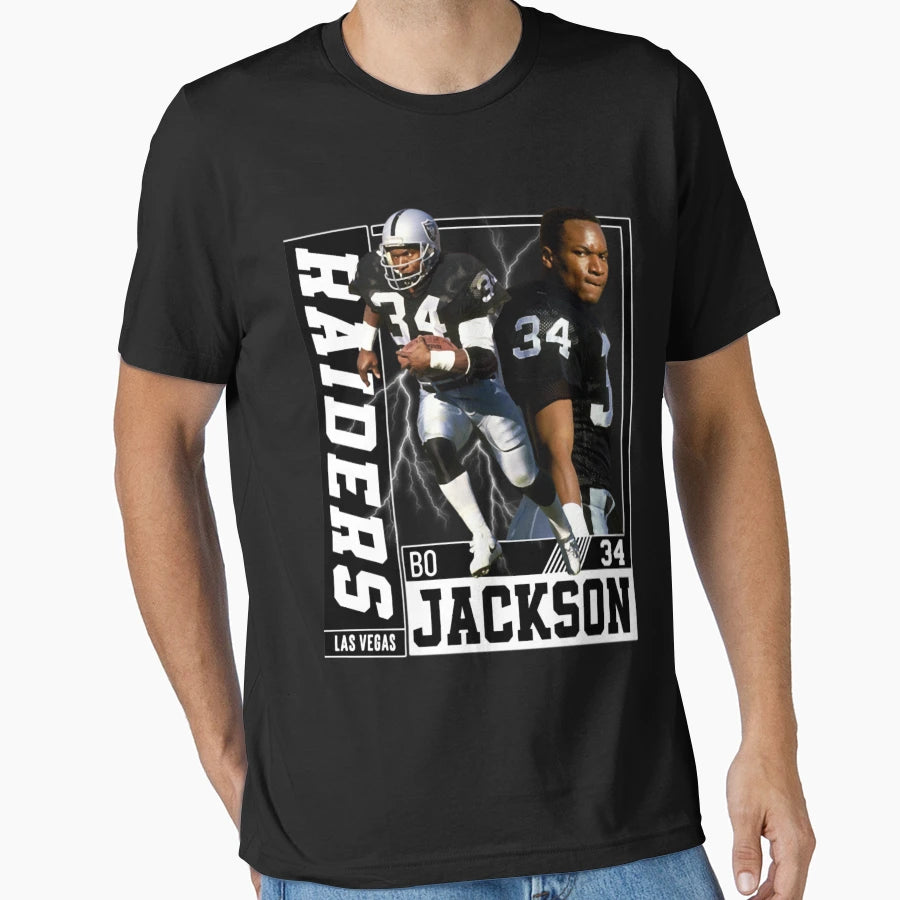 Bo Sport Jackson Bo Knows Signature T-Shirt - Novelty Apparel Unisex - T-Shirt, Sweatshirt, Hoodie