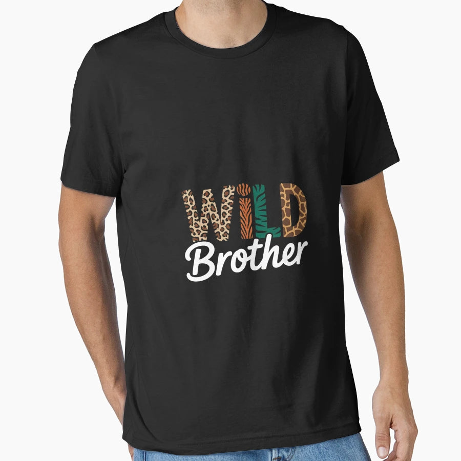 Wild Brother Zoo Born Two Be Wild B Day T-Shirt - Aesthetic Graphic Unisex - T-Shirt, Sweatshirt, Hoodie