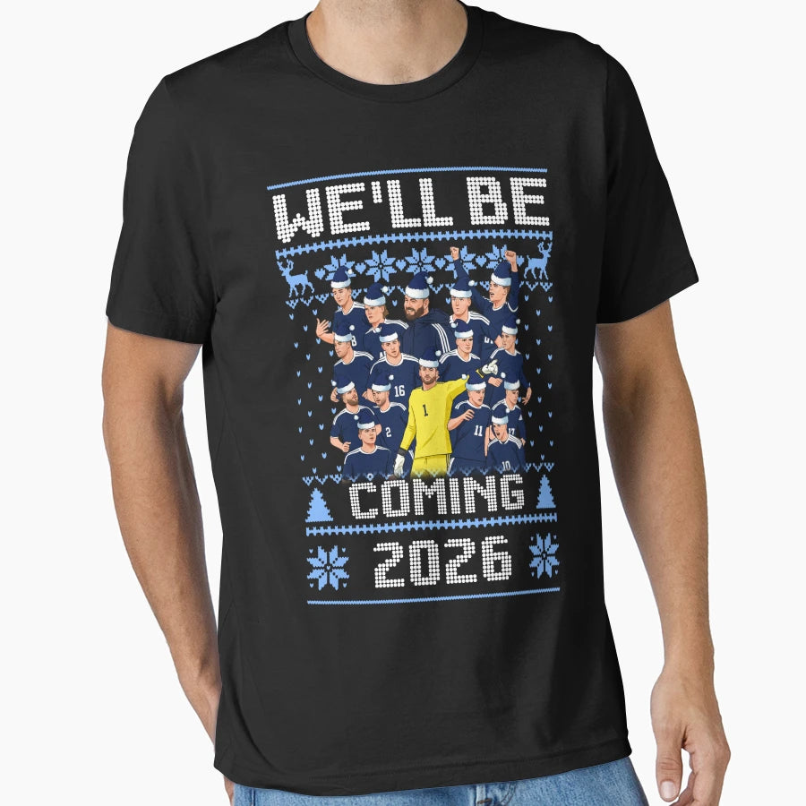 Scotland Football Jumper Well Be T-Shirt - Novelty Apparel Men Women - T-Shirt, Sweatshirt, Hoodie